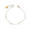 Bracciale sequenze mini trilogy di perle - Gold