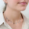 Collana a fiori - Silver