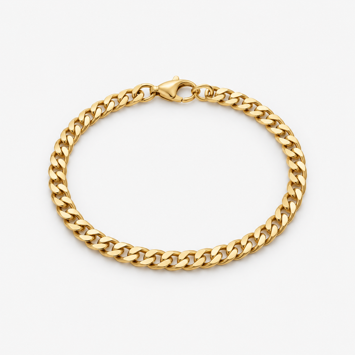 Per lui - bracciale a catena dorato minimal