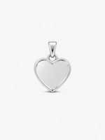 Charm Cuore - colore argento, vista frontale