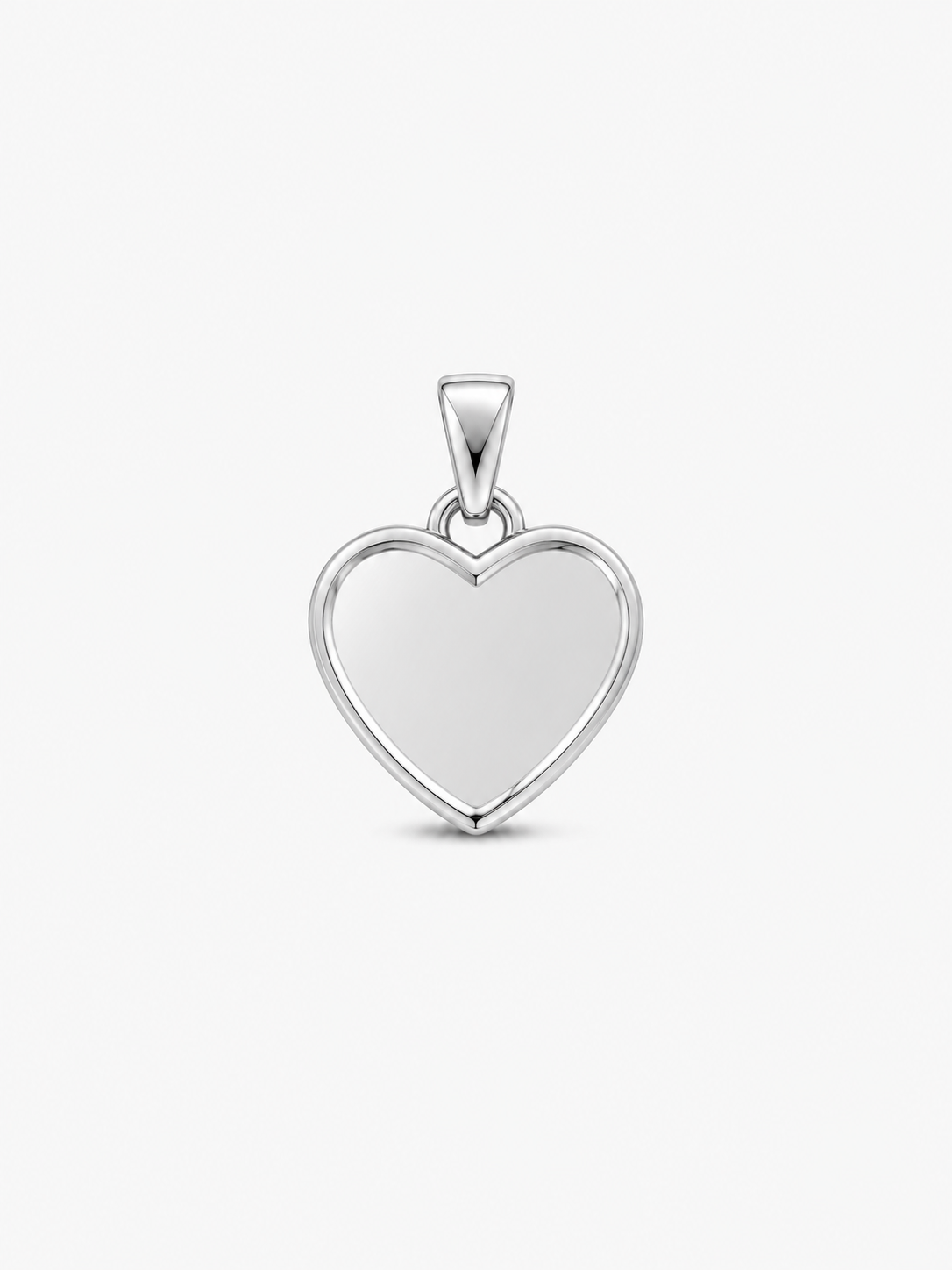 Charm Cuore - colore argento, vista frontale