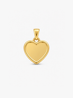 Charm Cuore - colore oro, vista frontale