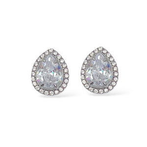 Orecchini classici con punto luce a goccia largo