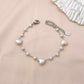 Bracciale perle a cuori