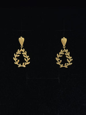 Orecchini alloro marino