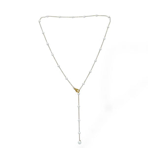 Collana con perle di aggancio