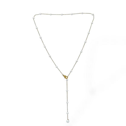 Collana con perle di aggancio