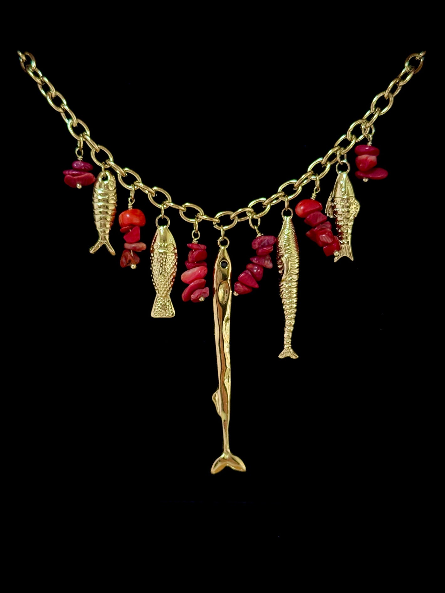 Collana Pesci alta bigiotteria