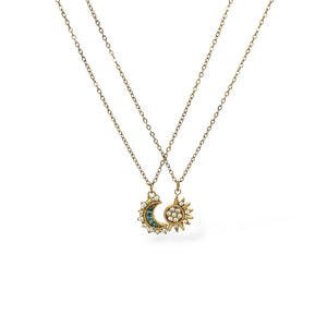 Collane sole luna dimanatate