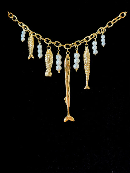 Collana Pesci alta bigiotteria