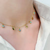 Collana a fiori - Gold