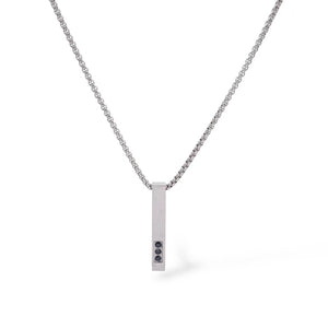 Collana monolito trilogy zirconia nera