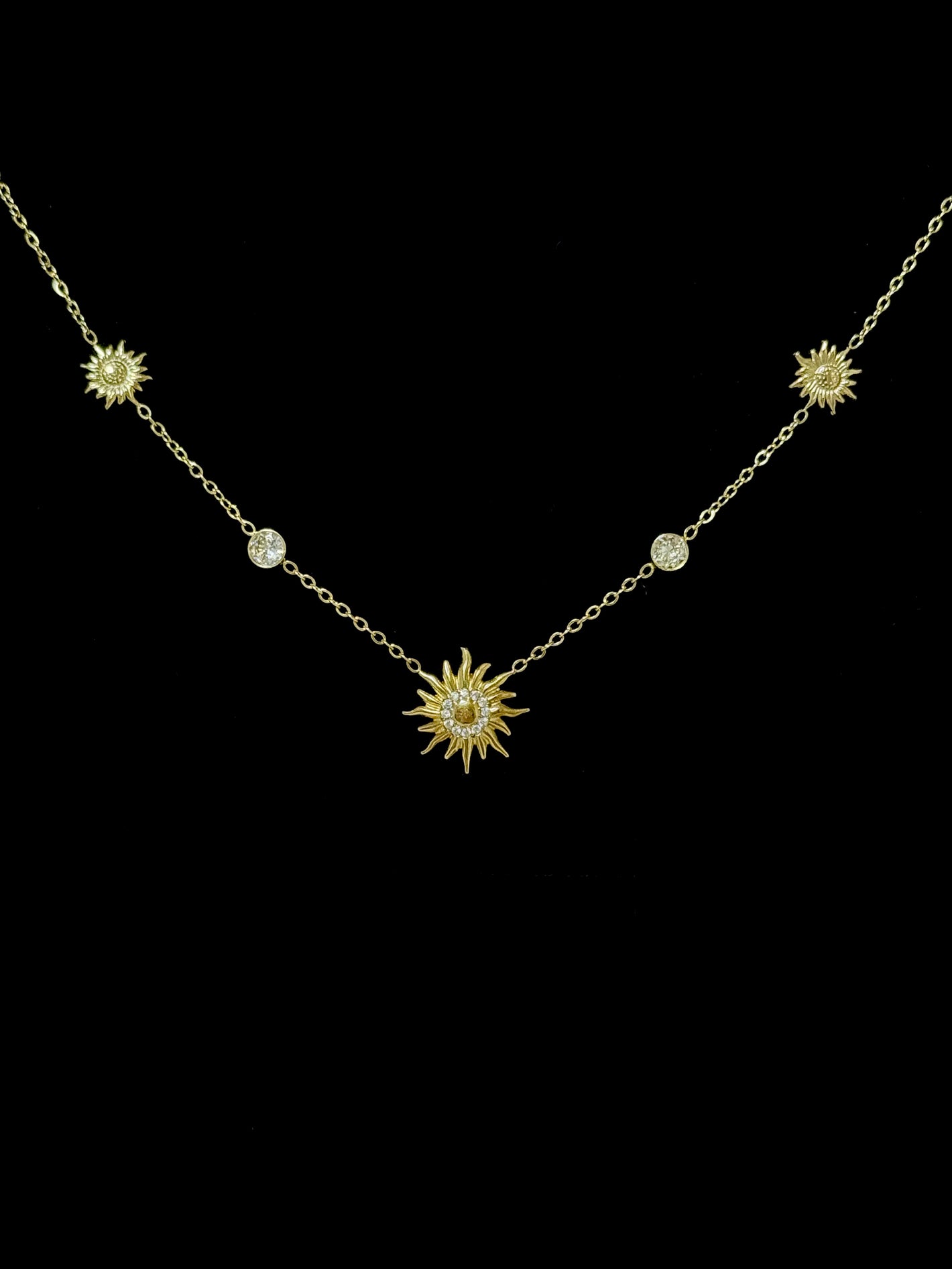 Collana sole multicharms