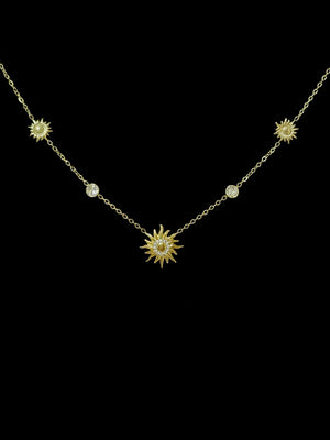Collana sole multicharms