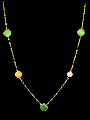 Collana opaliti e perla