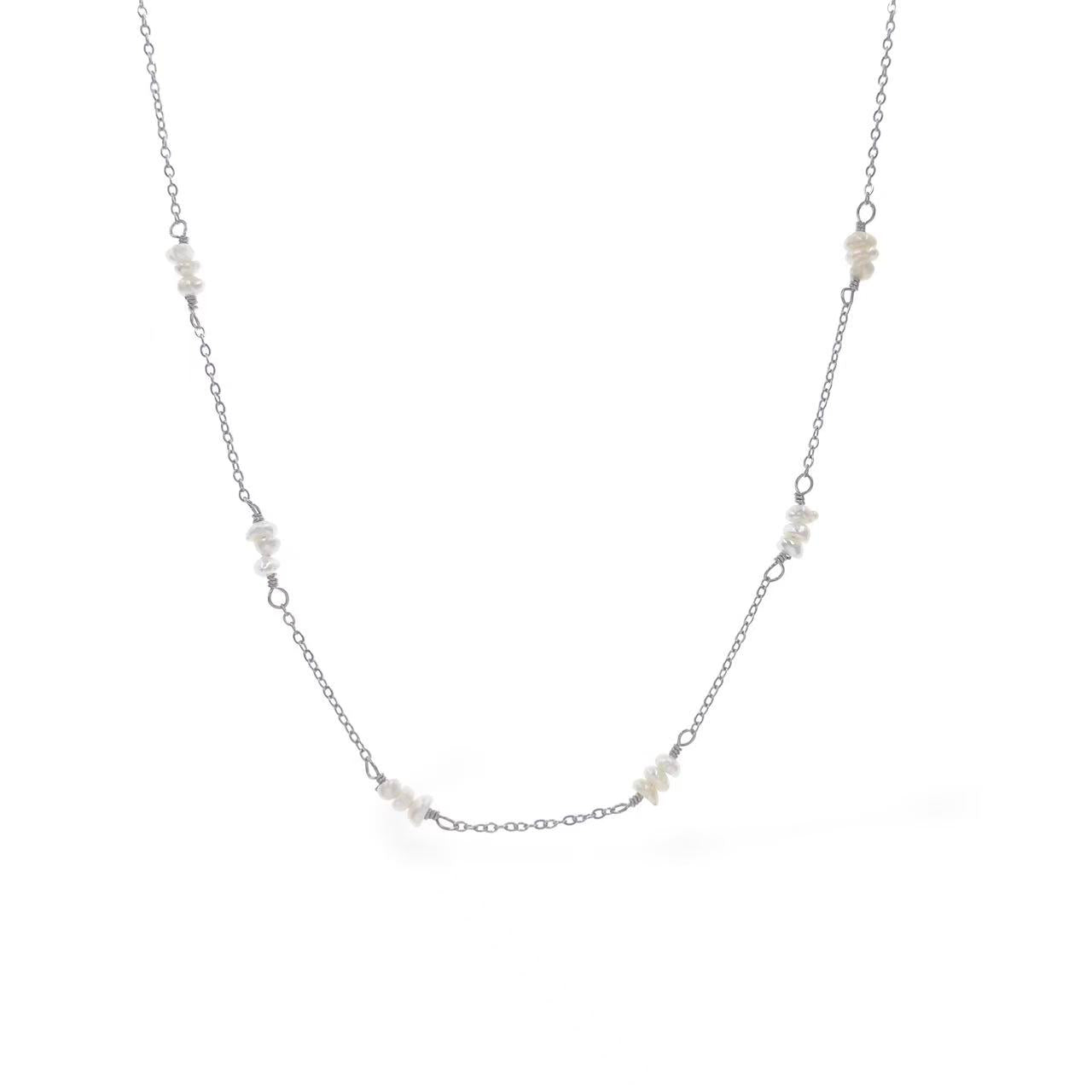 Collana sequenze mini trilogy di perle