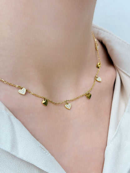 Collana a cuori