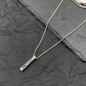 Collana monolito trilogy zirconia nera