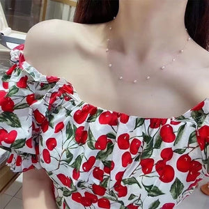 Collana con perle di aggancio