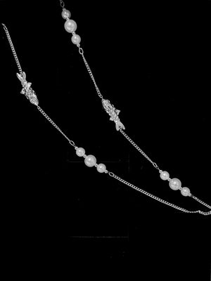 Collana lunga stile neo barocco