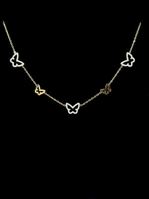 Collana farfalle vuote